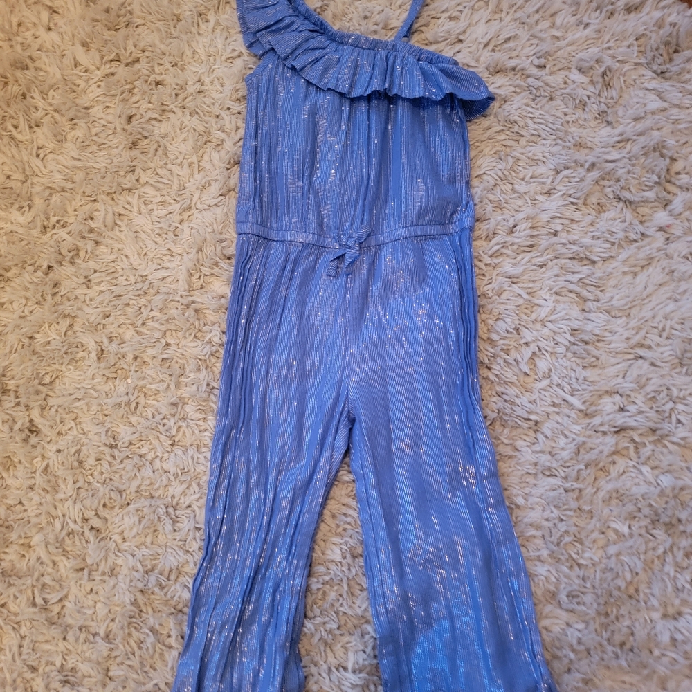 Blue sparkle jumpsuit